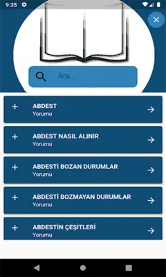 Fıkıh Ansiklopedisi android App screenshot 3